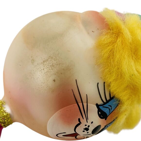 De Carlini Glass Vintage Cat Christmas Tree Ornament Made in Italy Hand Painted - Picture 10 of 13